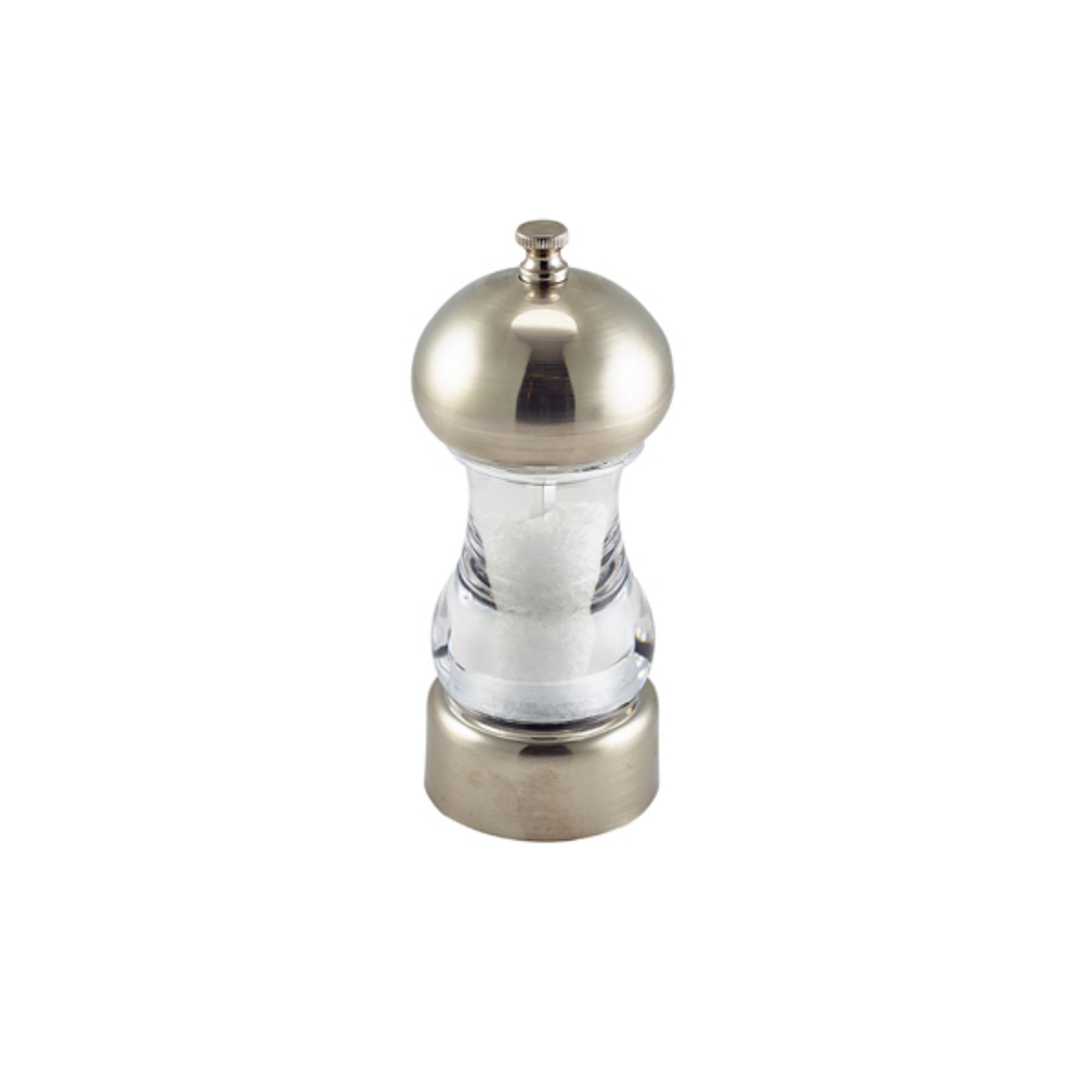 Picture of GenWare Chrome Top Salt/Pepper Grinder 14cm - SPGRC14