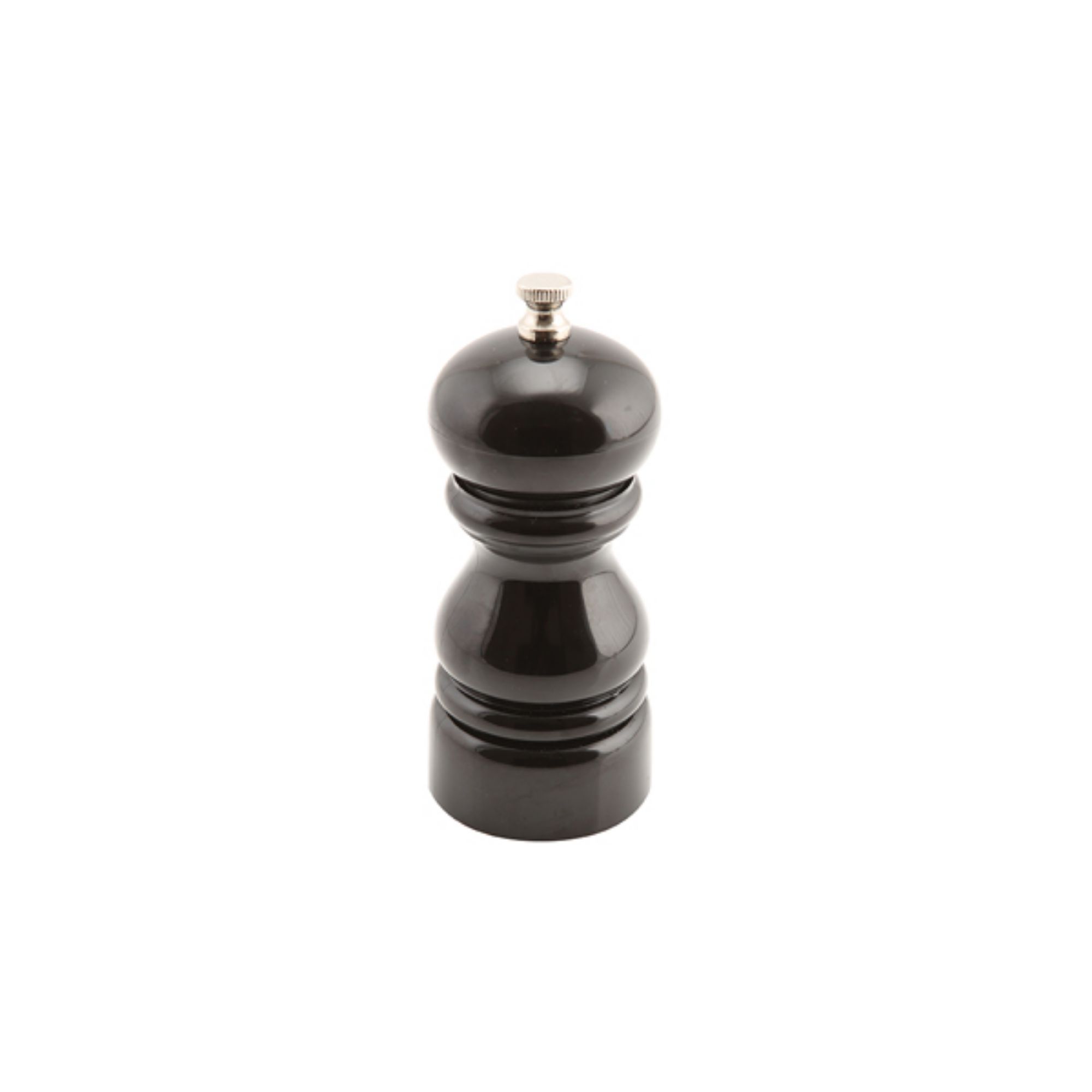 Picture of Genware Salt Or Pepper Grinder Black 12.7cm - SPBLK12