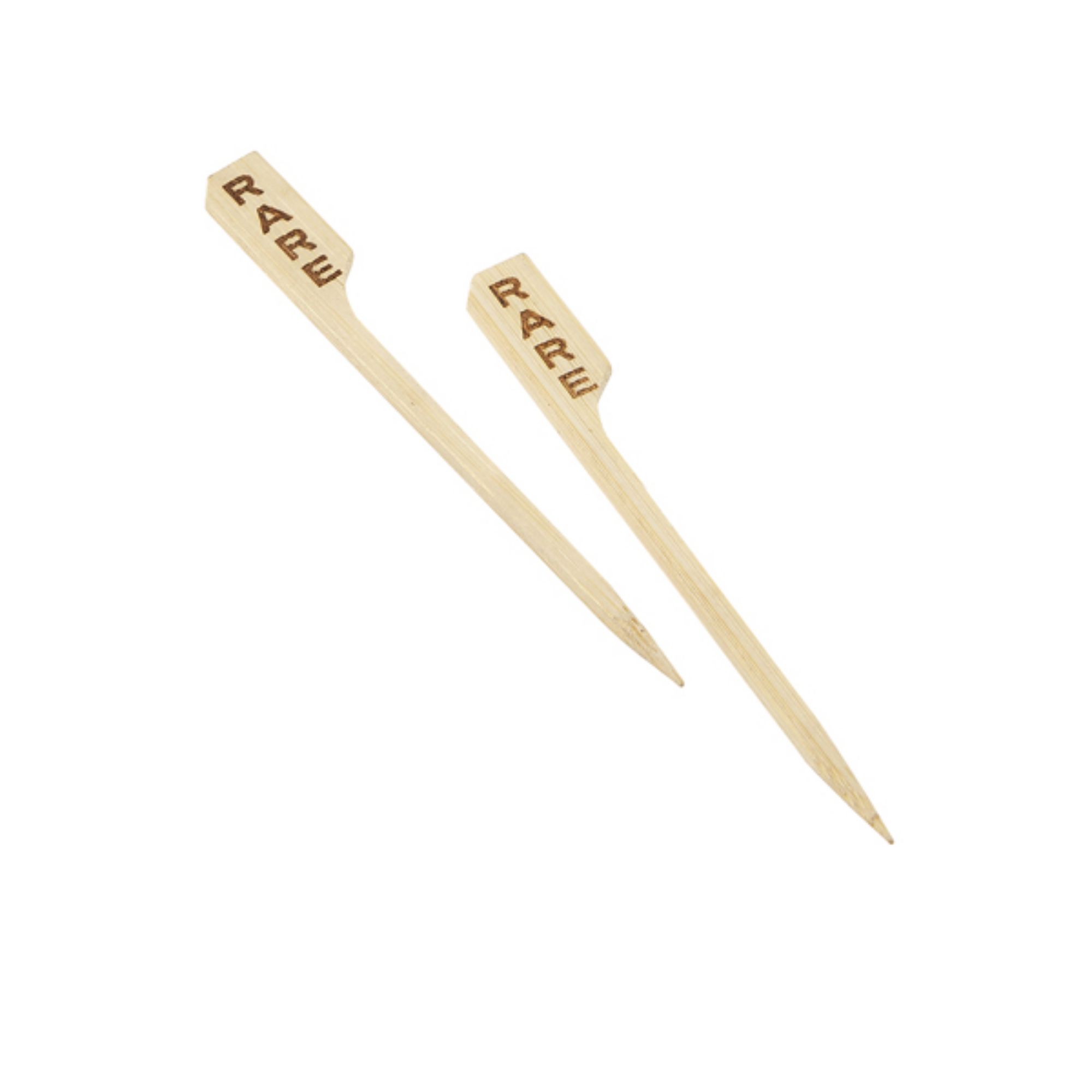 Picture of Bamboo Steak Markers 9cm/3.5" Rare (100pcs) - BMBSM9-R