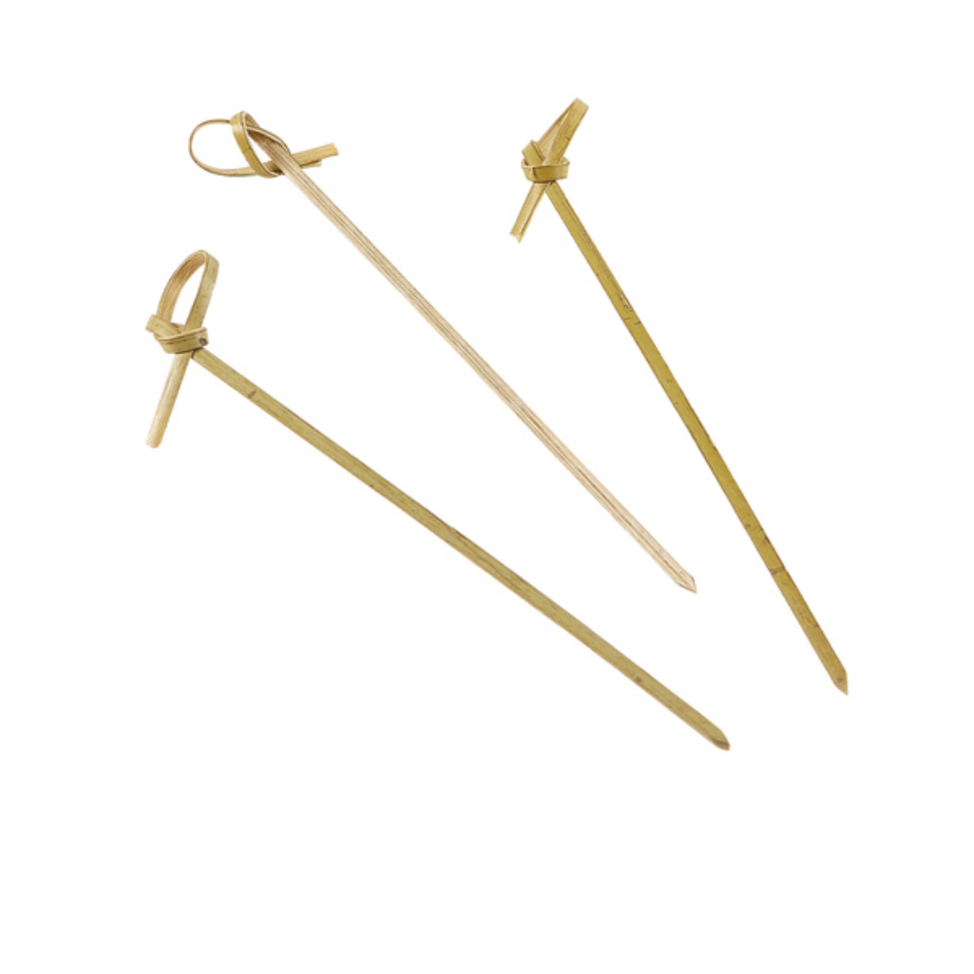 Picture of Bamboo Looped Skewers 12cm/4.75" (100pcs) - BMBLS12