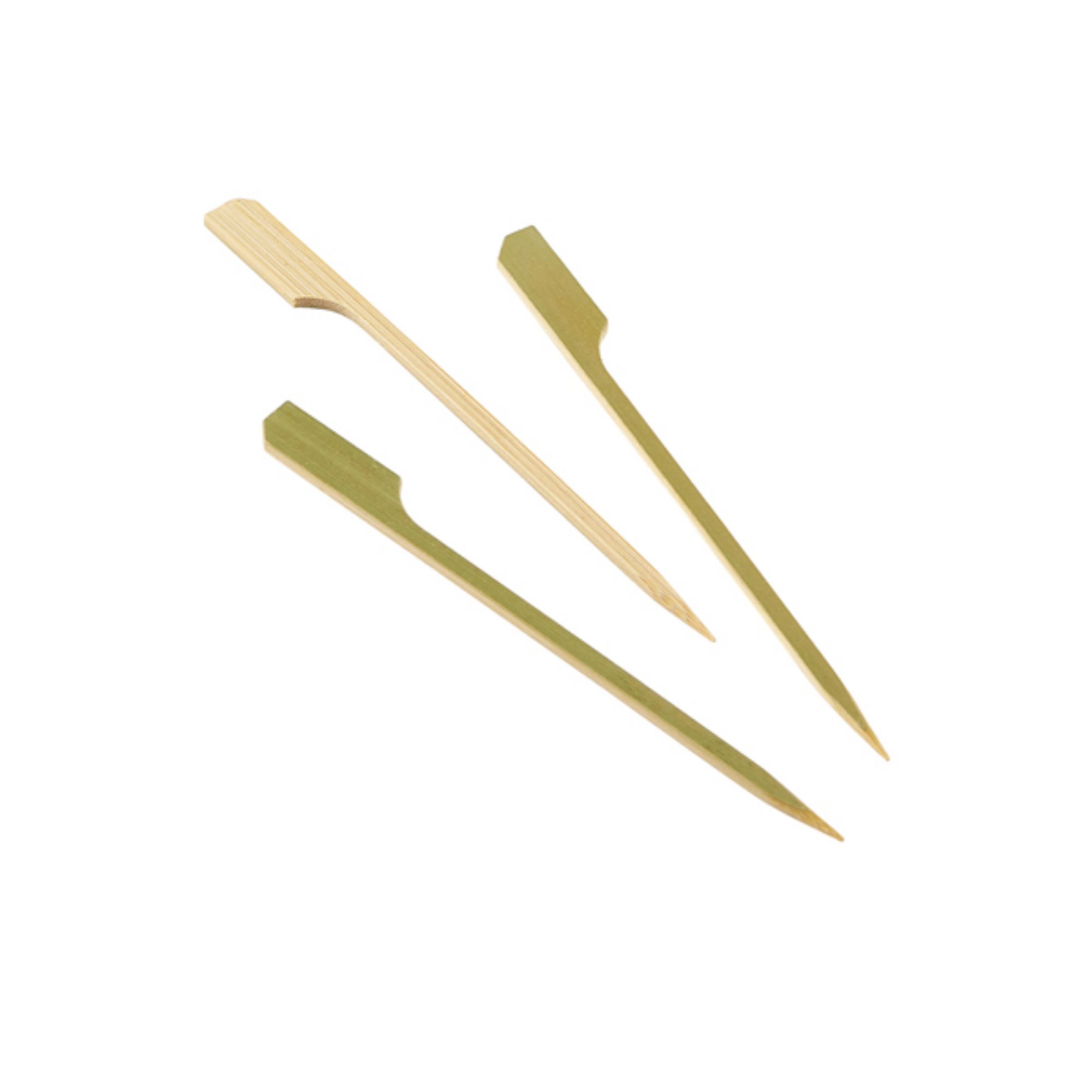 Picture of Bamboo Gun Shaped Paddle Skewers 9cm/3.5" (100pcs) - BMBGS9