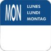 Picture of Vogue Removable Day of the Week Labels (7000 Pack) - S151