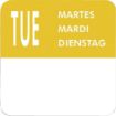 Picture of Vogue Removable Day of the Week Labels (7000 Pack) - S151