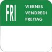 Picture of Vogue Removable Day of the Week Labels (7000 Pack) - S151