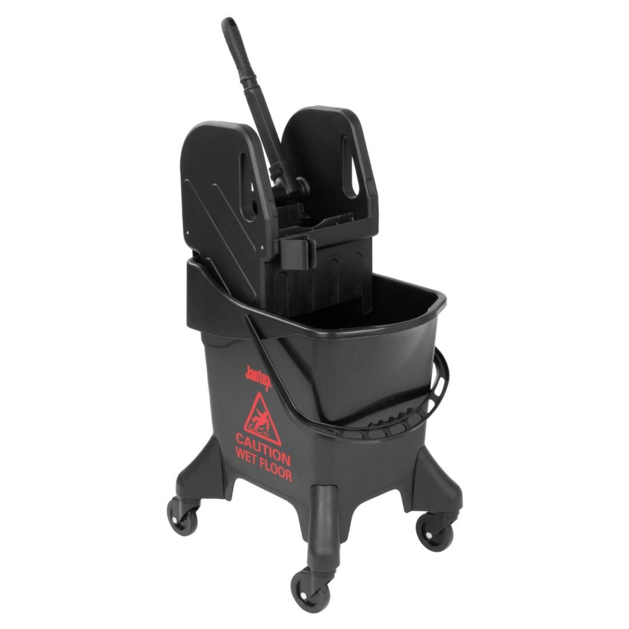 Picture of Jantex 21Ltr Tall Mop Bucket and Wringer - Red Print - HW636