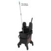 Picture of Jantex 21Ltr Tall Mop Bucket and Wringer - Red Print - HW636