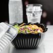 Picture of Olympia Kristallon Small Salad Crock - Black - HY806