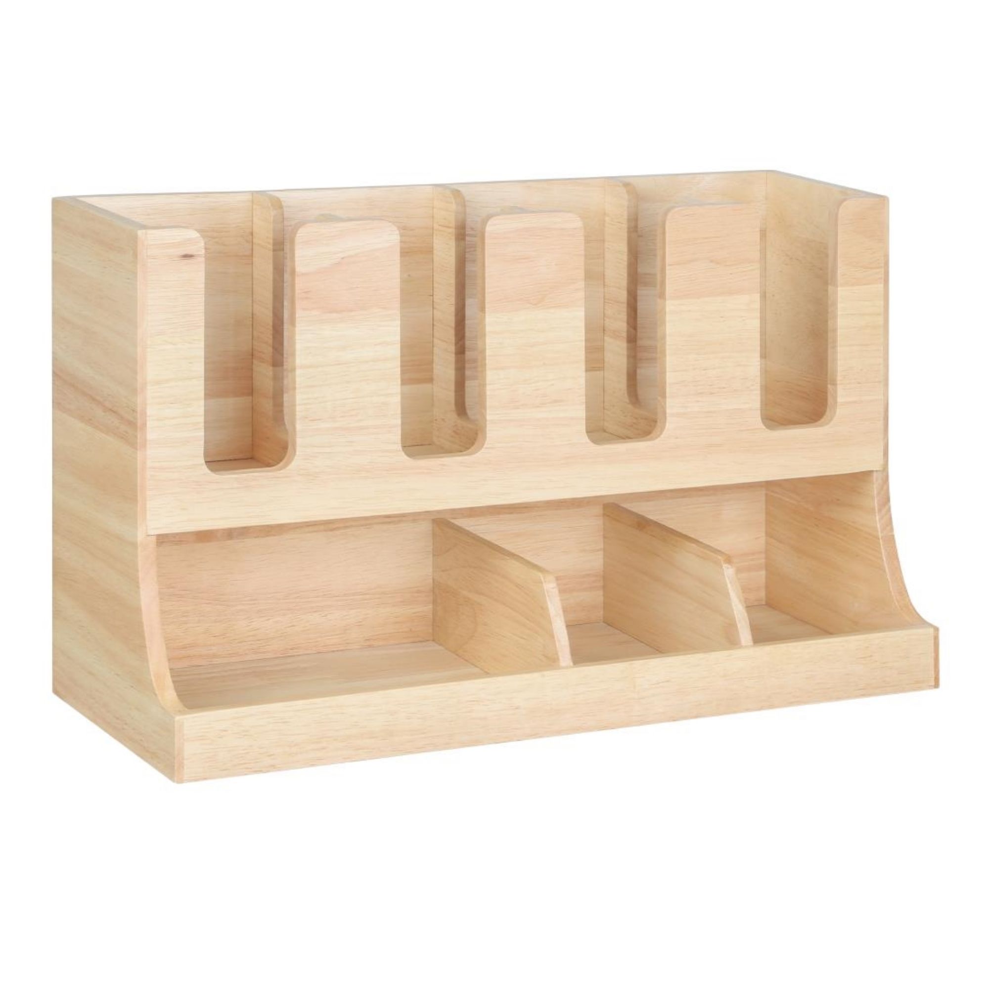 Picture of Olympia Cup and Condiment Station Hevea Wood 450x120x240mm - HX395