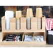 Picture of Olympia Cup and Condiment Station Hevea Wood 450x120x240mm - HX395