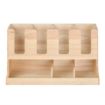 Picture of Olympia Cup and Condiment Station Hevea Wood 450x120x240mm - HX395