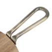 Picture of Olympia Round Paddle Board Acacia Wood With Metal Handle 505x356mm - HX390