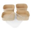 Picture of Fiesta Recyclable Square Container Bases 1000ml (300 Pack) - HW016