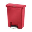 Picture of Rubbermaid Slim Jim Front Step-On Pedal Bin 30Ltr - Red - GL020