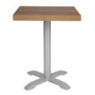 Picture of Bolero Pre-drilled Square Tabletop Rustic Oak 600mm - GR324