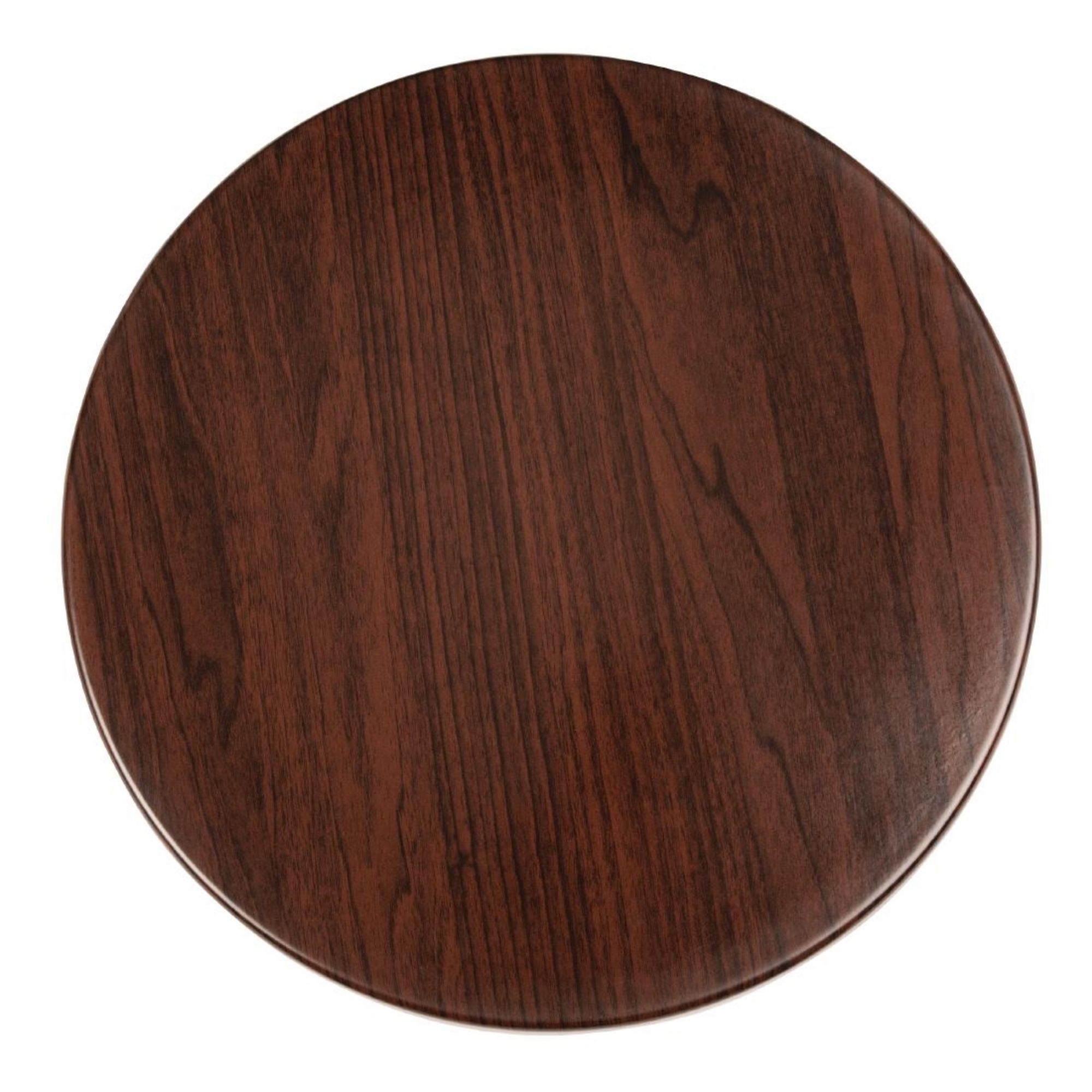 Picture of Bolero Pre-drilled Round Table Top Dark Brown 600mm - GG643