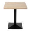 Picture of Bolero Pre-drilled Square Tabletop Antique Natural 700mm - GR331