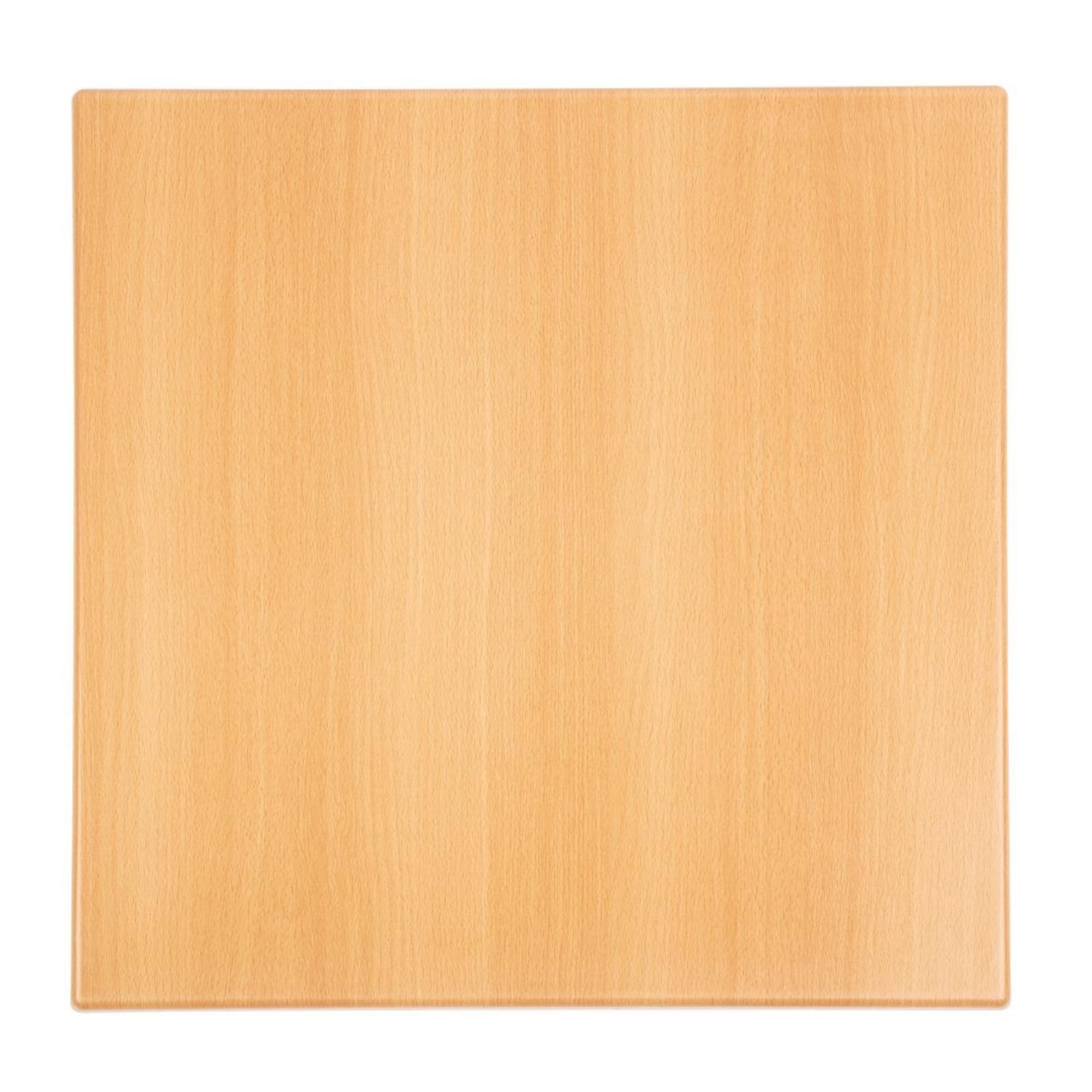 Picture of Bolero Pre-drilled Square Tabletop Beech Effect 600mm - GG634