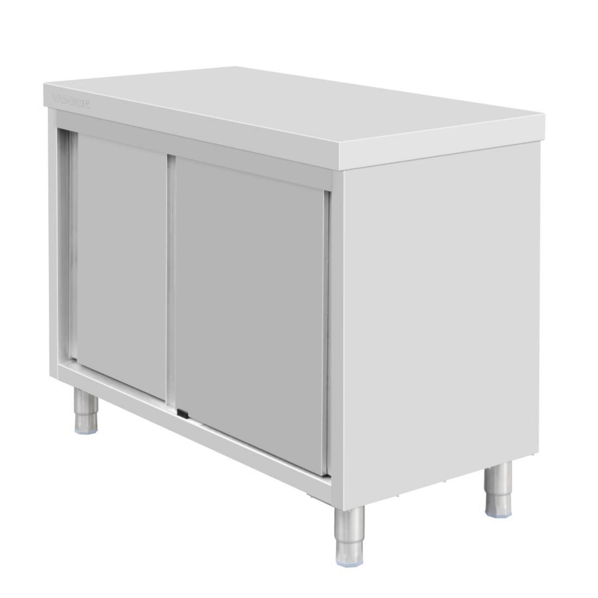 Picture of Vogue Standing Floor Cupboard Stainless Steel 900x1200x600mm - FU585