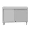 Picture of Vogue Standing Floor Cupboard Stainless Steel 900x1200x600mm - FU585