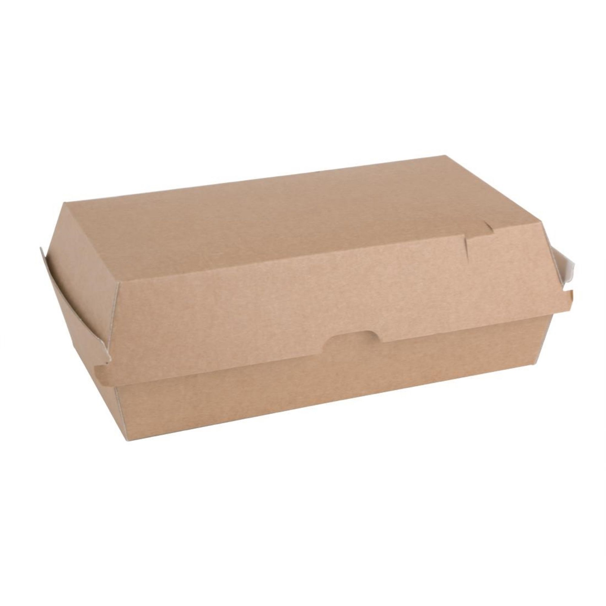Picture of Fiesta Compostable Kraft Food Boxes Large 204mm (100 Pack) - FB667