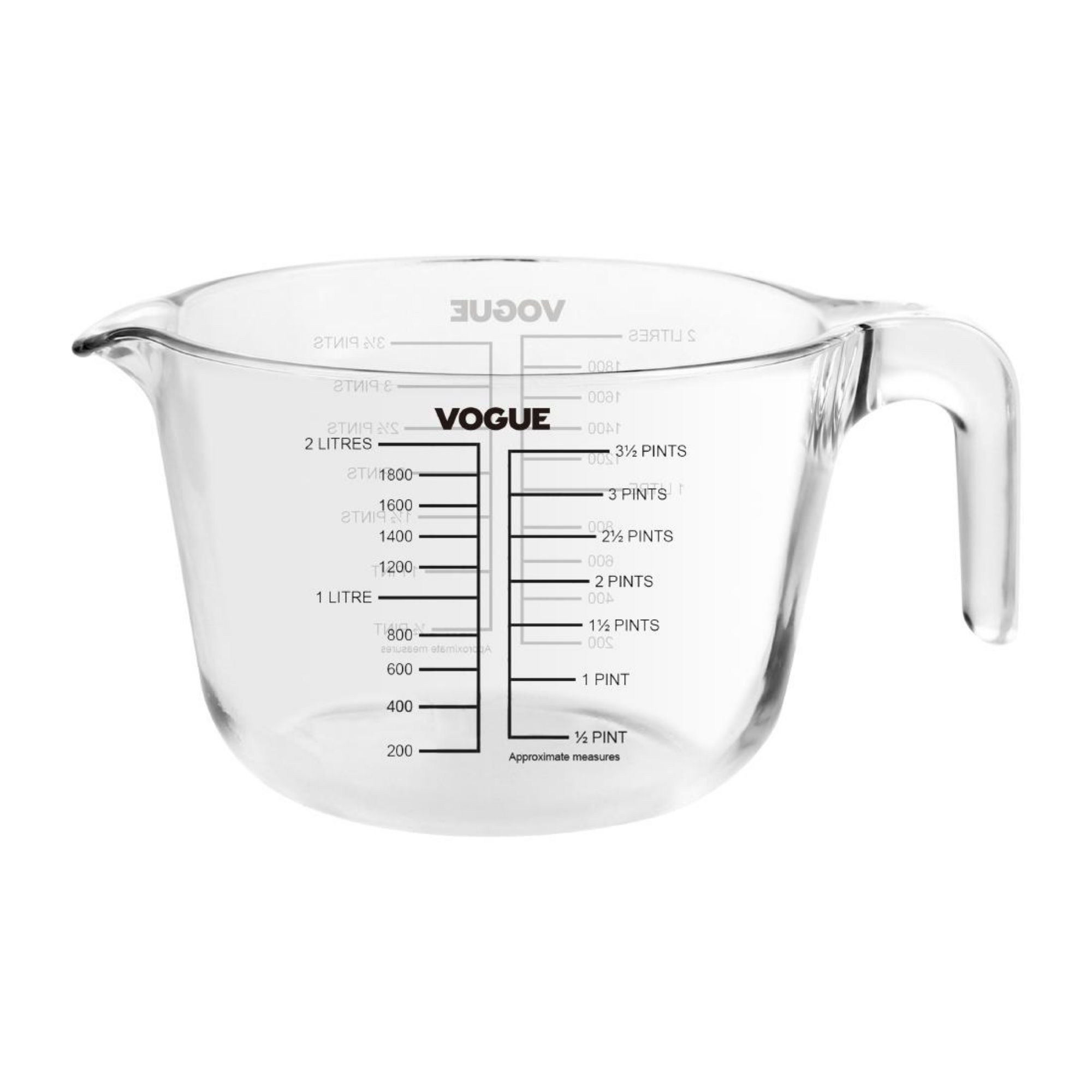Picture of Vogue Glass Measuring Jug 2000ml - DP118