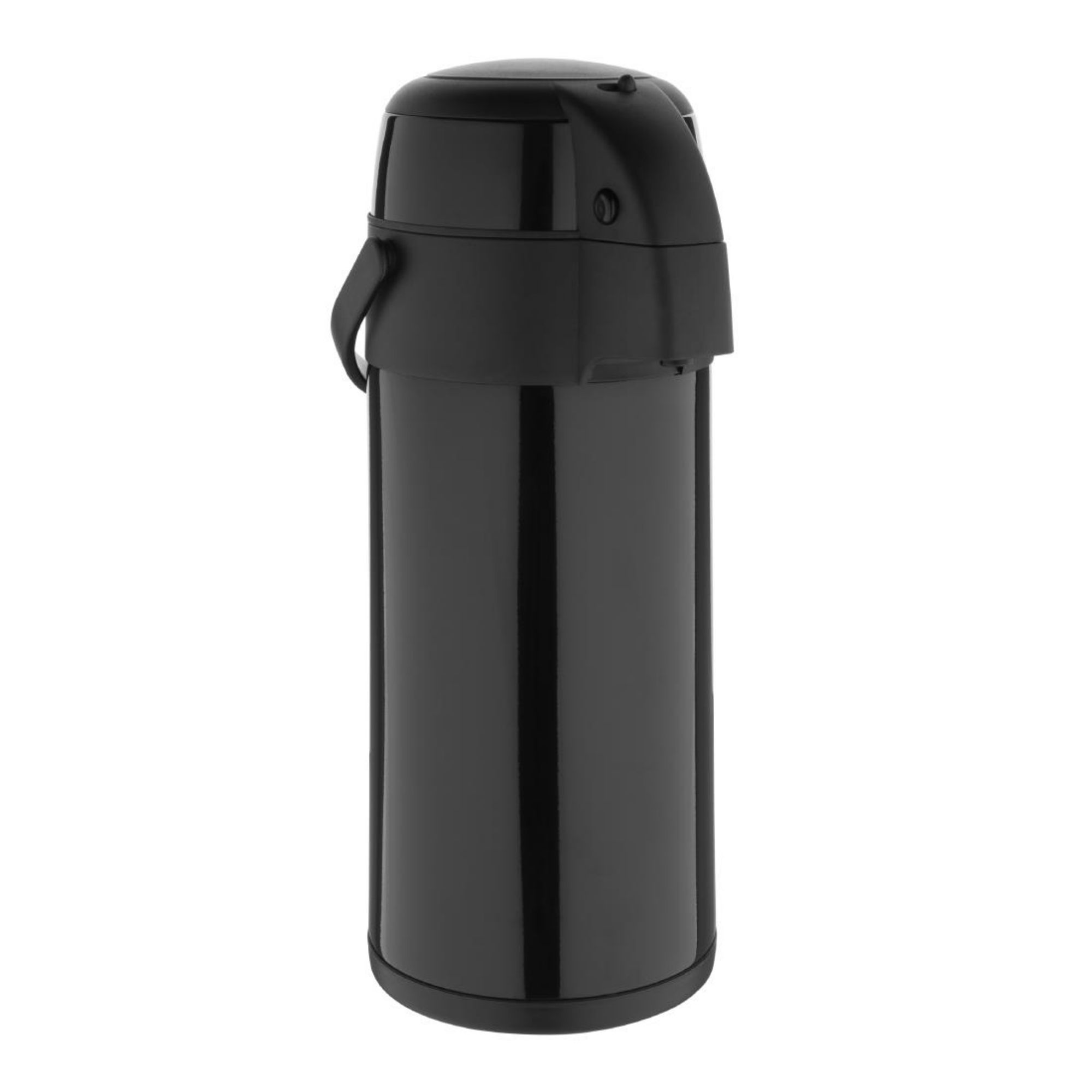Picture of Olympia Pump Action Stainless Steel Double Wall Airpot Black - DM186