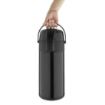 Picture of Olympia Pump Action Stainless Steel Double Wall Airpot Black - DM186