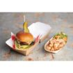 Picture of Fiesta Compostable Wooden Sushi Boats Medium 190mm (100 pack) - DK387