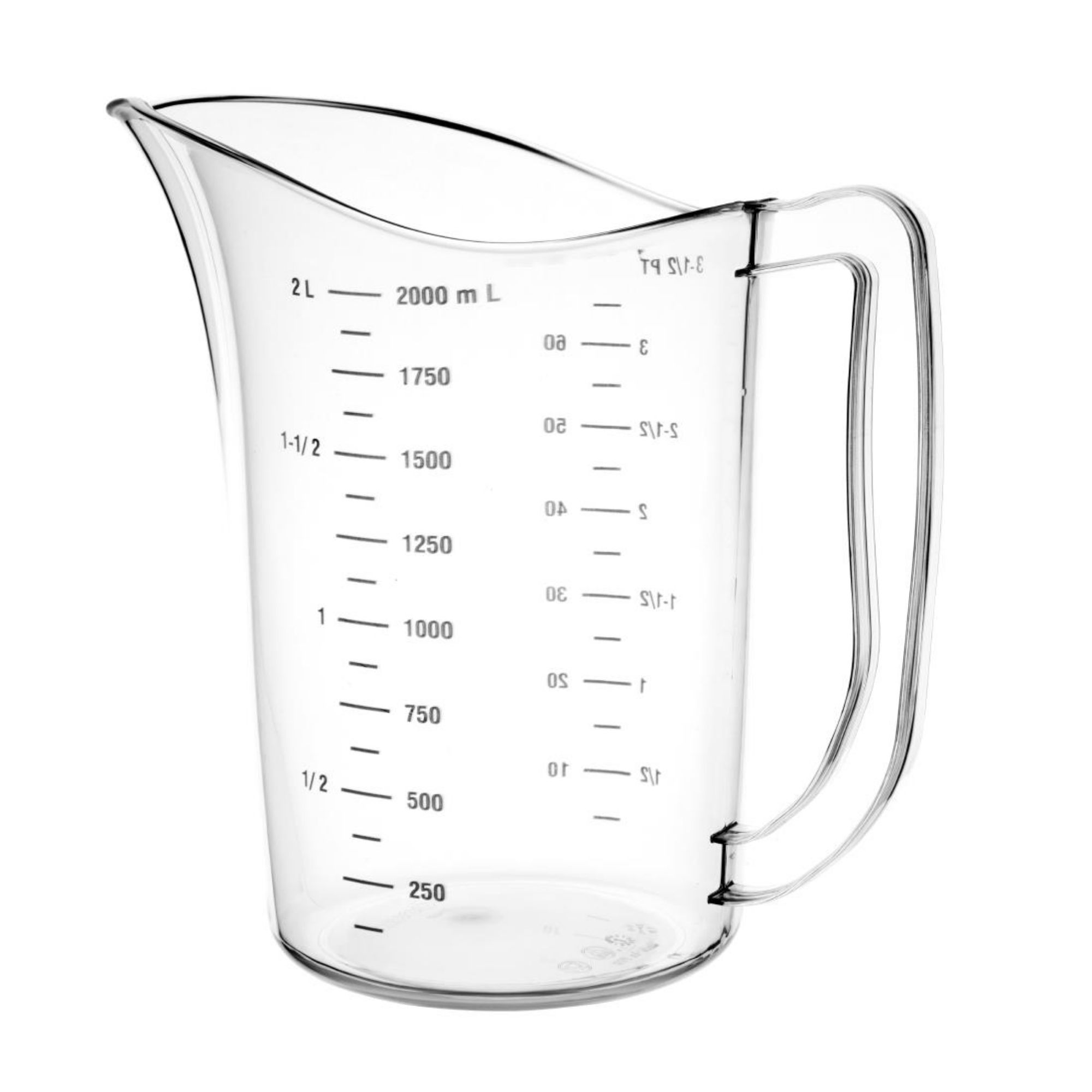 Picture of Vogue Polycarbonate Measuring Jug 2Ltr - DB452