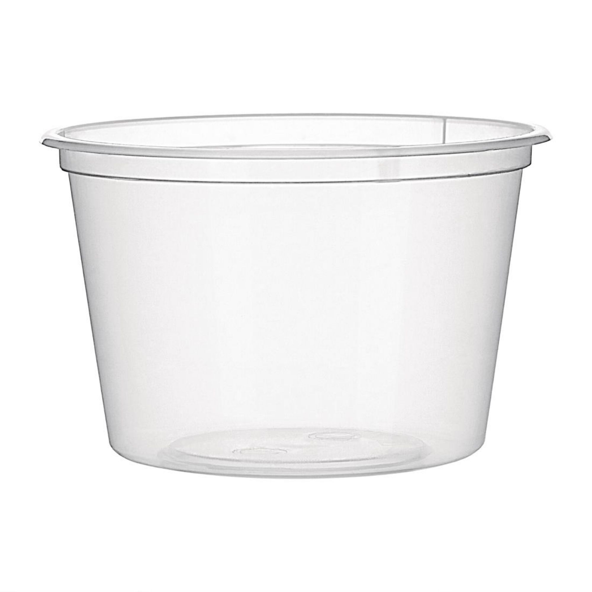 Picture of Fiesta Recyclable Plastic Microwavable Deli Pots 100ml (100 pack) - CT286