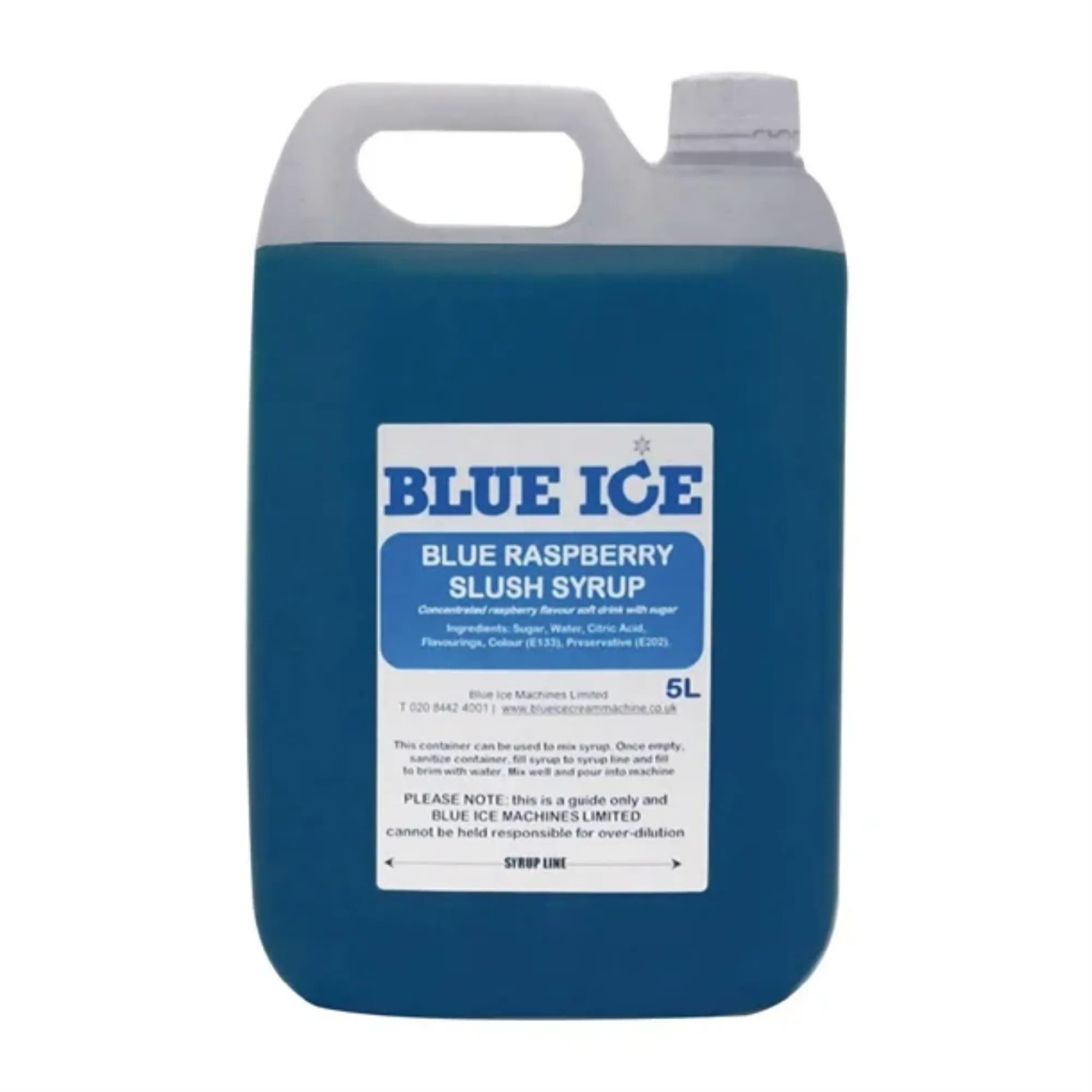 Picture of Blue Raspberry Flavour Slush Mix 5 ltr - BLUEICESLUSHBLUE5L