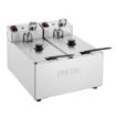 Picture of Buffalo Twin Tank Twin Basket 2x3Ltr Countertop Fryer 2x2kW - CU615