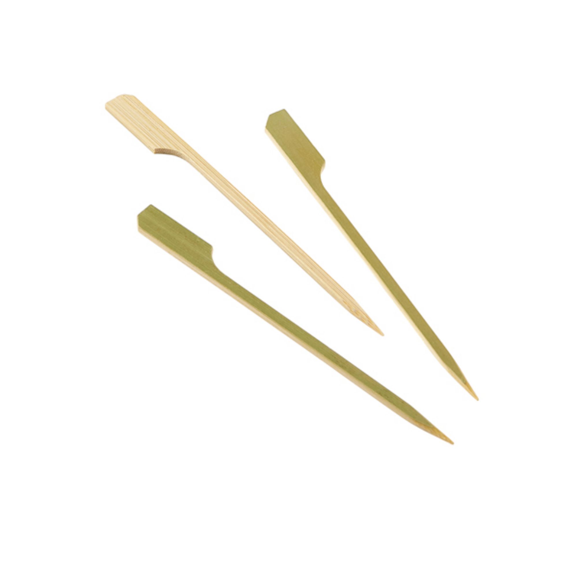 Picture of Bamboo Gun Shaped Paddle Skewers 12cm/4.75" (100pcs) - BMBGS12