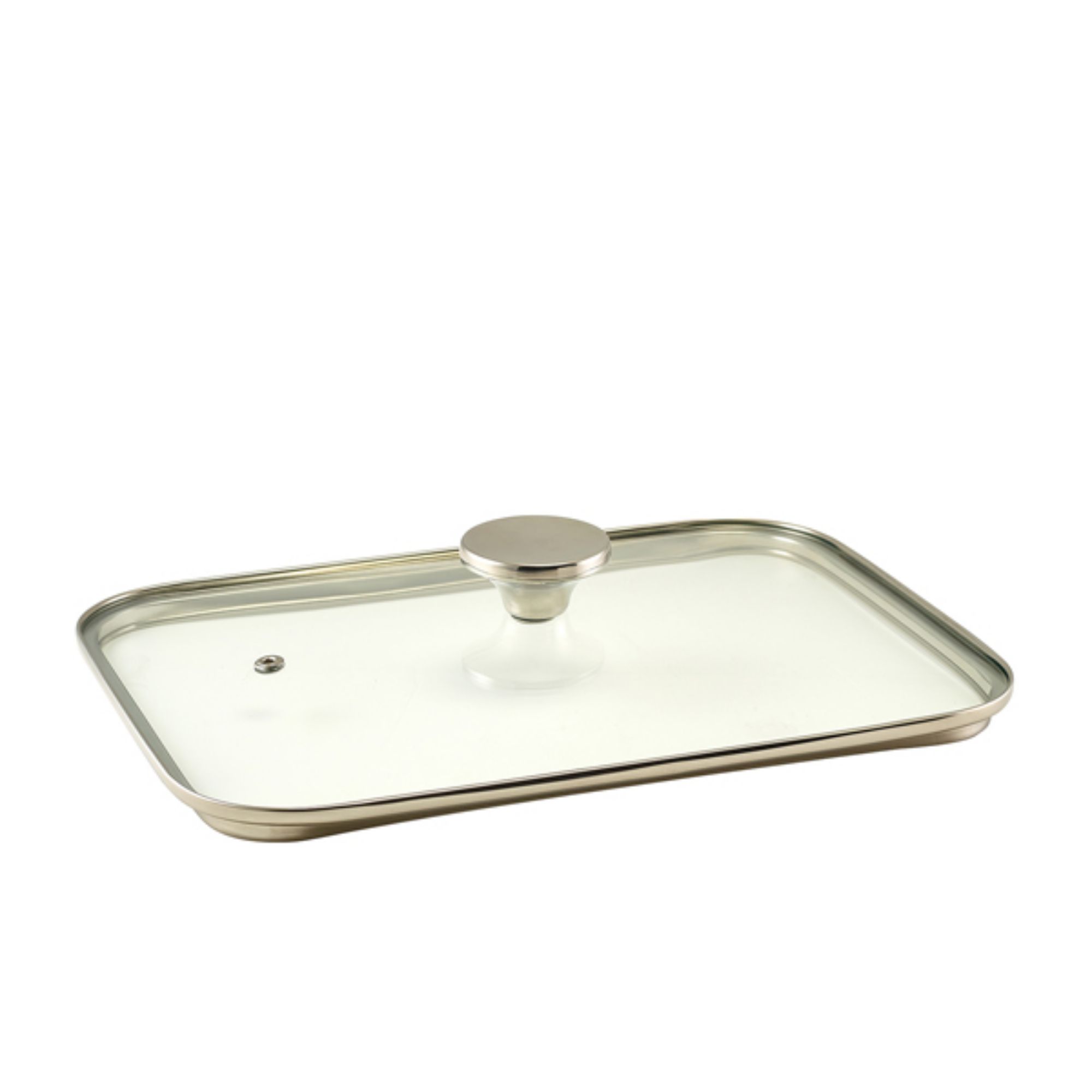 Picture of GenWare Glass Lid For Cast Aluminium Roaster 35 x 22cm - CART3522-LID