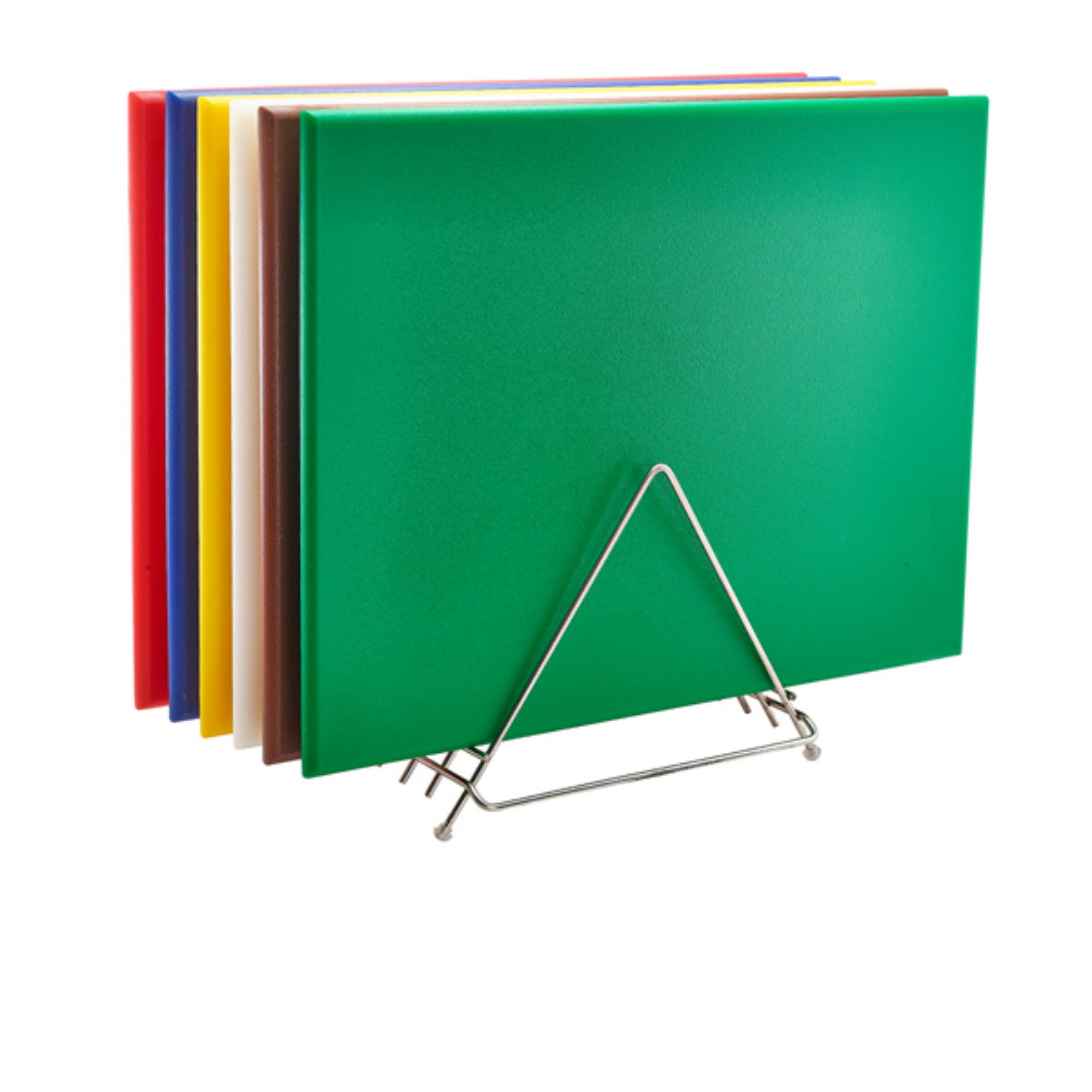 Picture of High Density Chopping Board And Rack Set 24 x 18 x 0.75" - HDSETRCK34