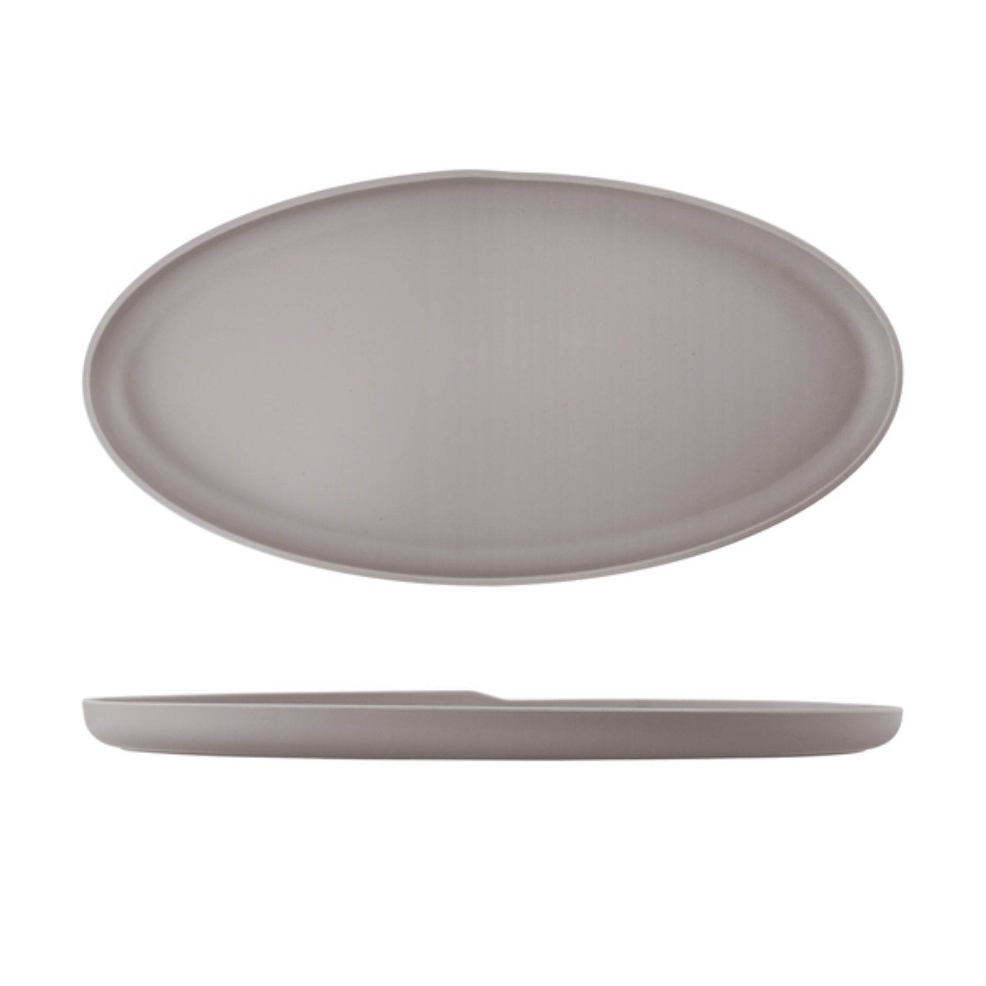 Picture of Sand Brown Copenhagen Oval Melamine Dish 55 x 27.5cm - CP552546