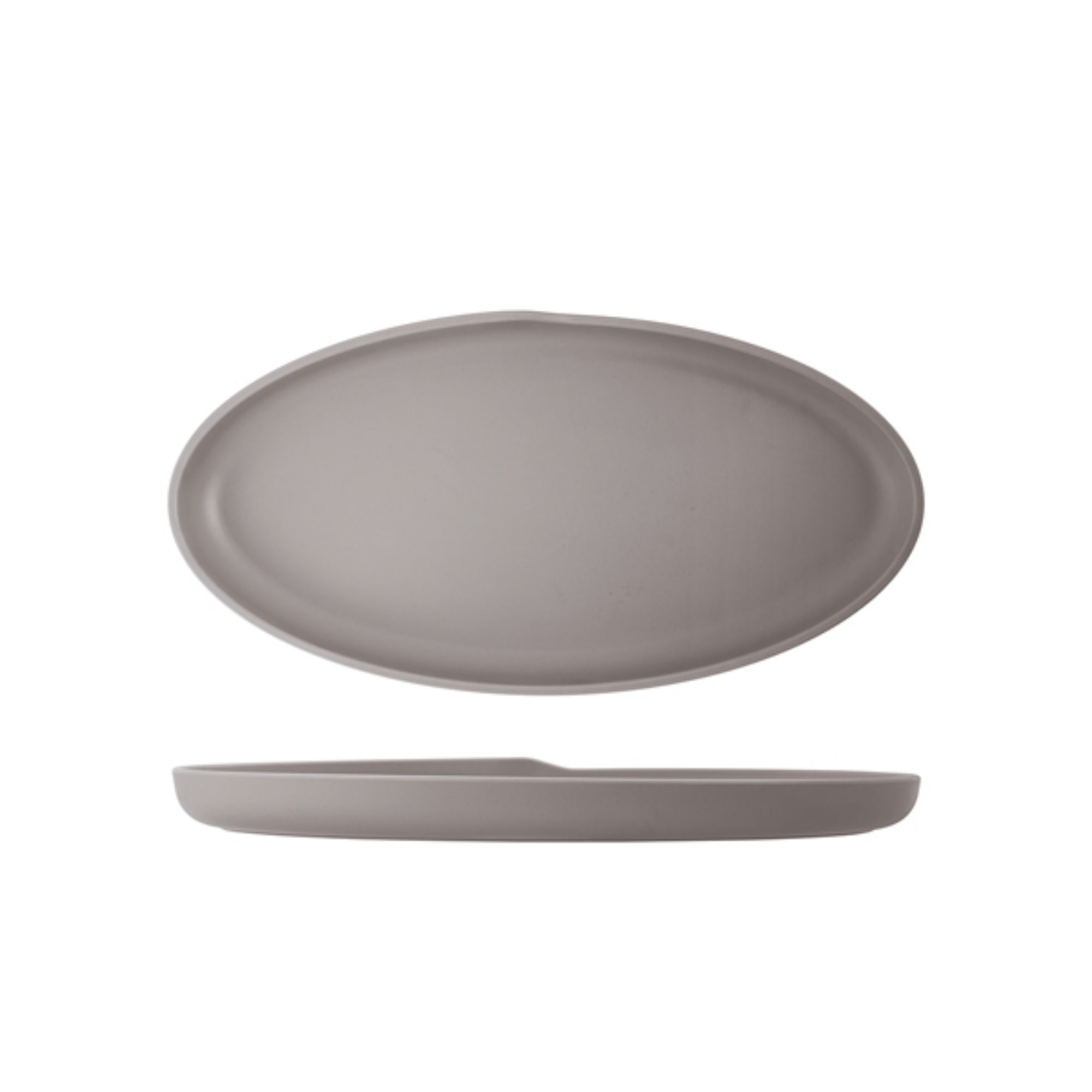 Picture of Sand Brown Copenhagen Oval Melamine Dish 40 x 20cm - CP402546