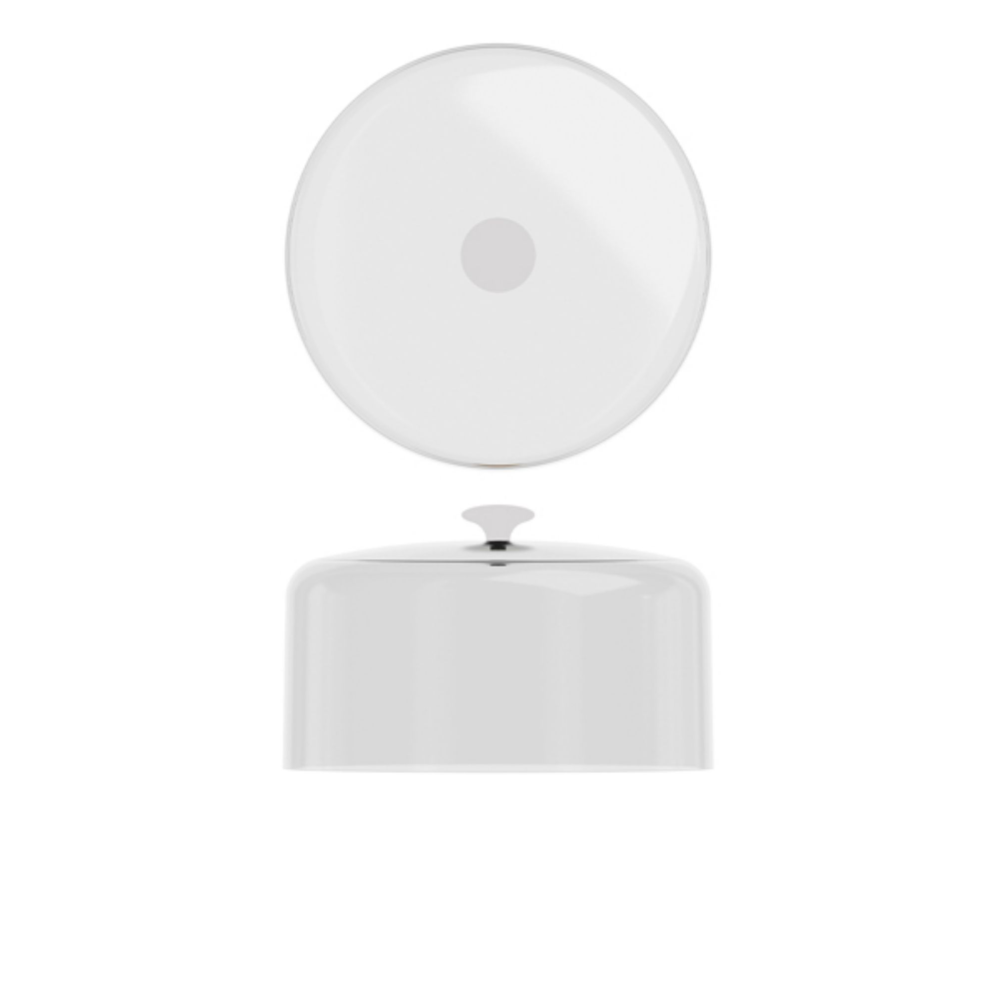 Picture of Clear PC Dome Lid With White Handle 26.5 x 16.2cm - LID260401