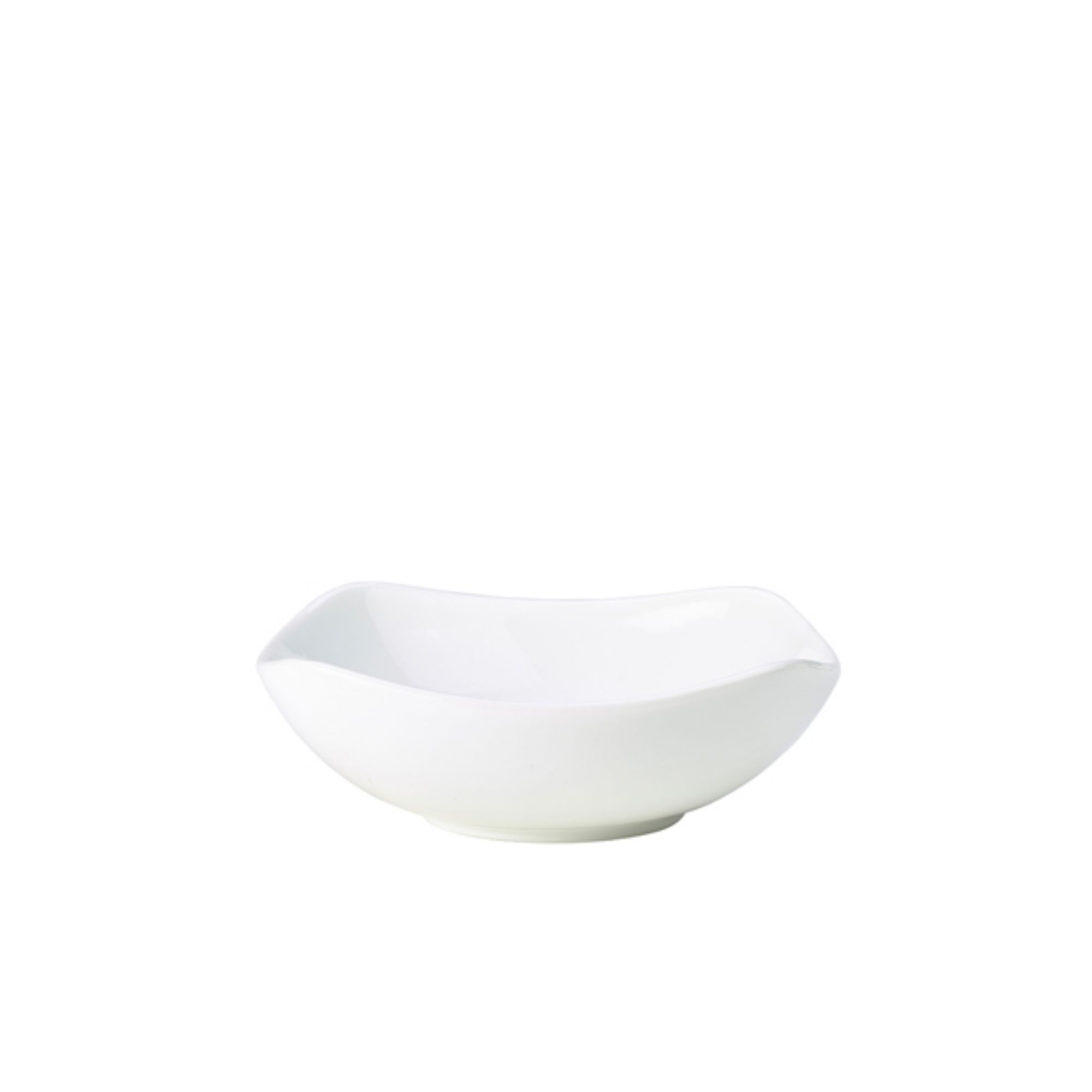 Picture of Genware Porcelain Rounded Square Bowl 15cm/6" - 364416