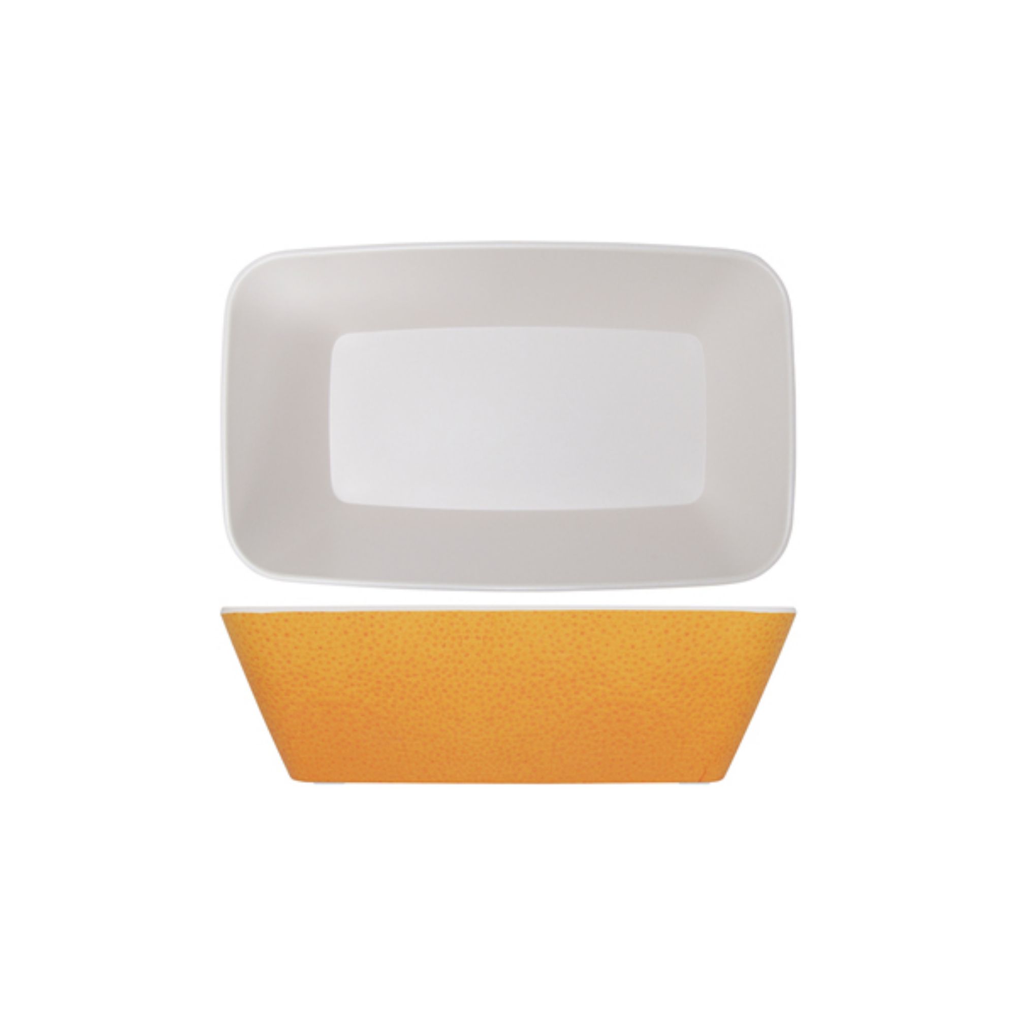 Picture of Orange Seville Melamine GN1/4 Deep Dish 26.5 x 16.2 x 8cm - SV140143