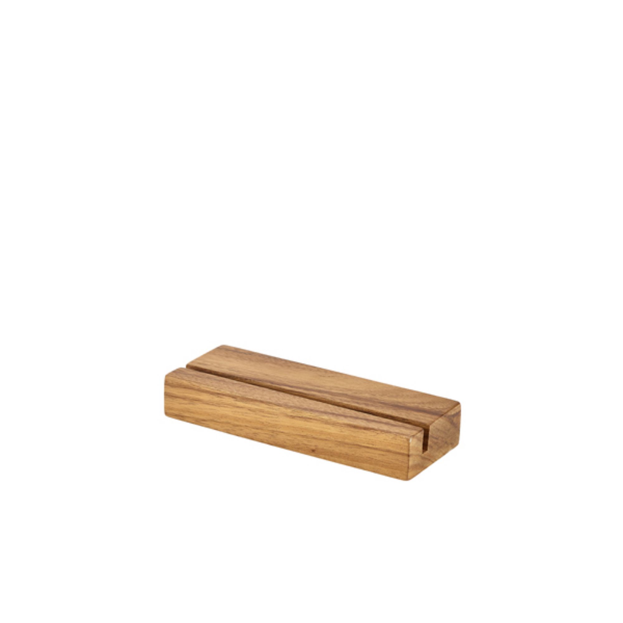 Picture of Acacia Wood Menu Stand 20 x 3.2 x 7.5cm - WMS20