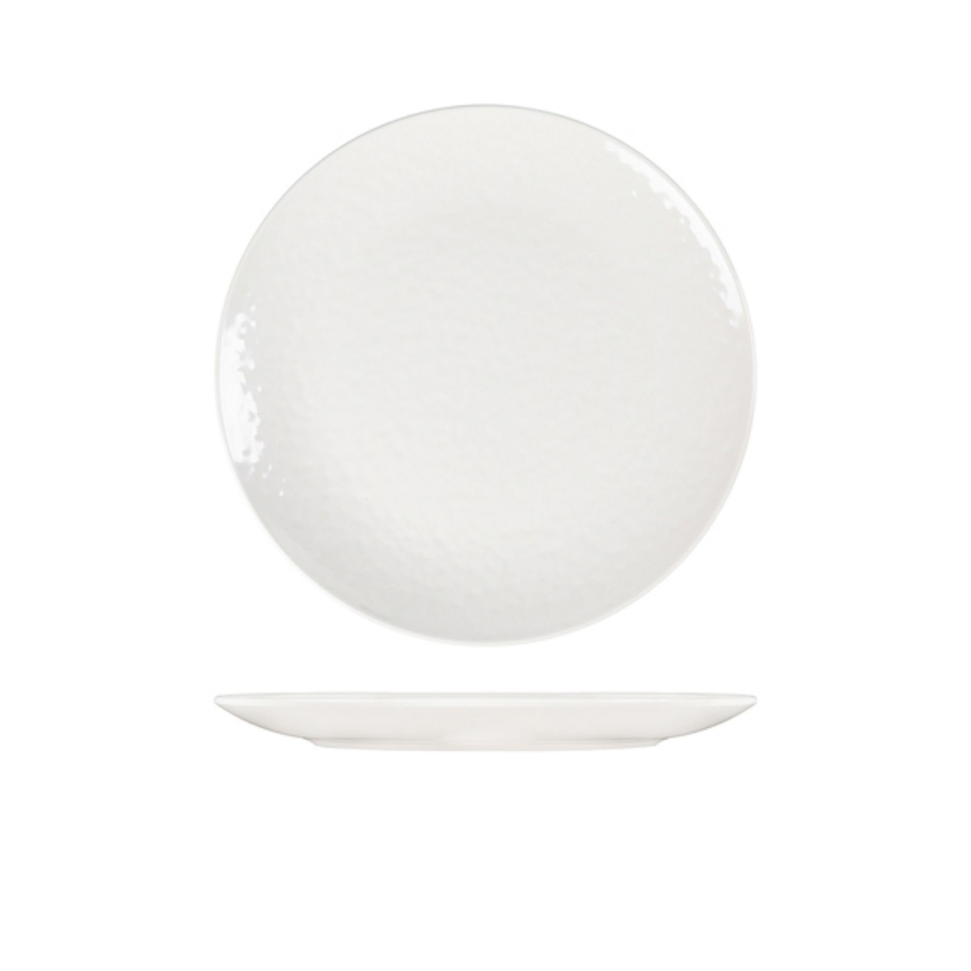 Picture of White Osaka Melamine Dinner Plate 27cm - OS271145