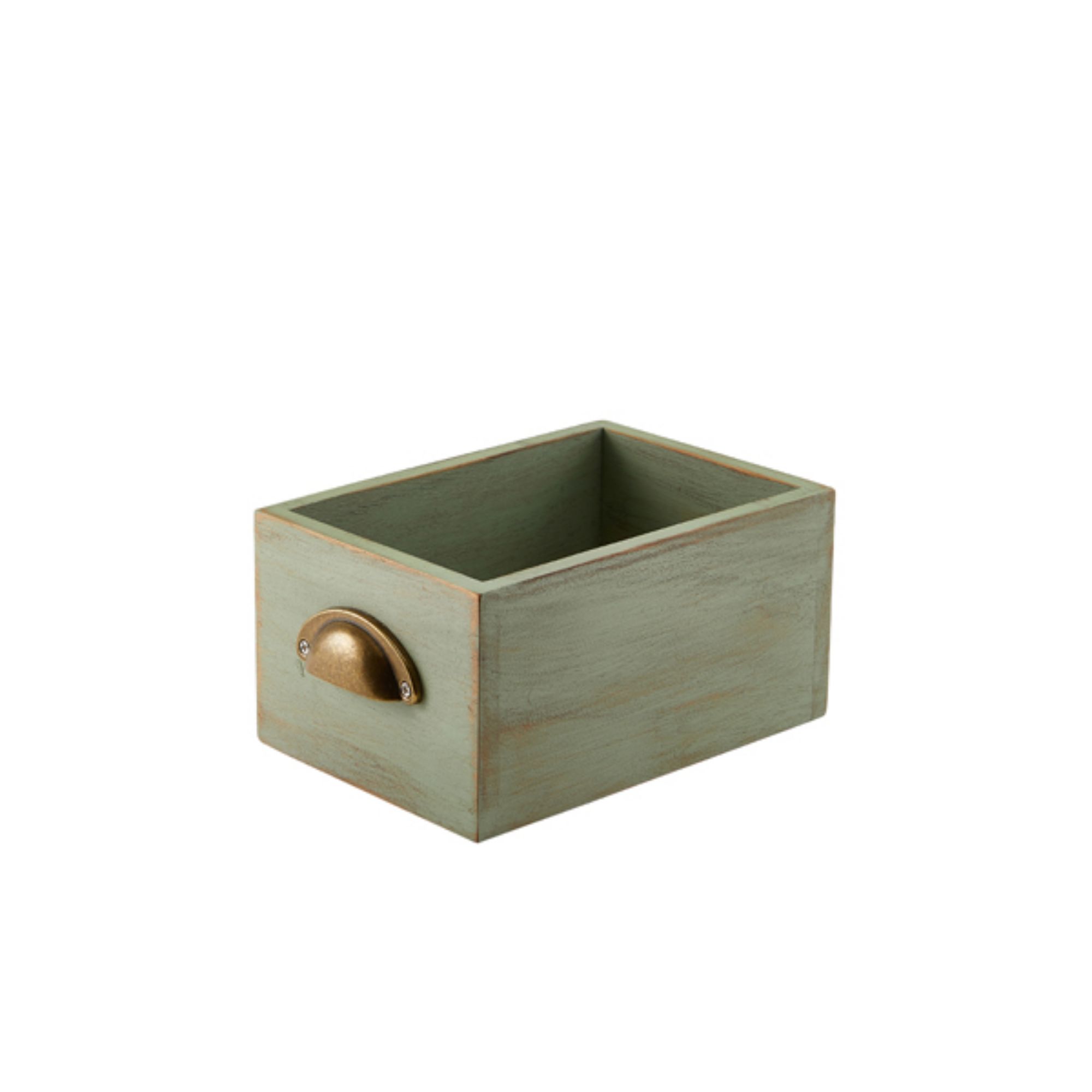 Picture of GenWare Green Wash Acacia Wood Display Drawer 21.5 x 15 x 11cm - WDD-2115GR
