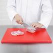 Picture of Hygiplas Thick High Density Red Chopping Board Standard 450x300x25mm - J034