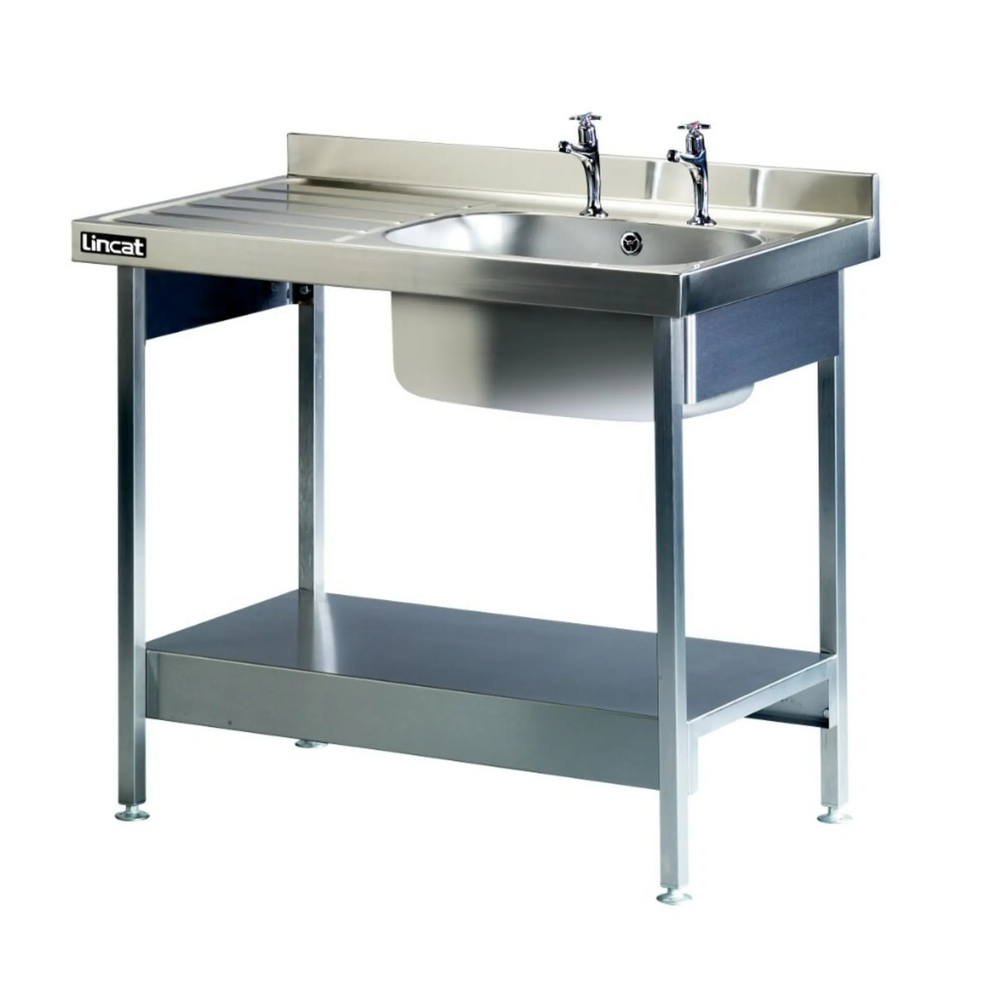 Picture of Lincat Built-in Sink Unit - Single Sink - Left-Hand Drainer - W 1000 mm - L881 L/H