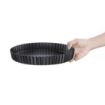 Picture of Vogue Non-Stick Quiche Tin With Removable Base 250mm - DB567