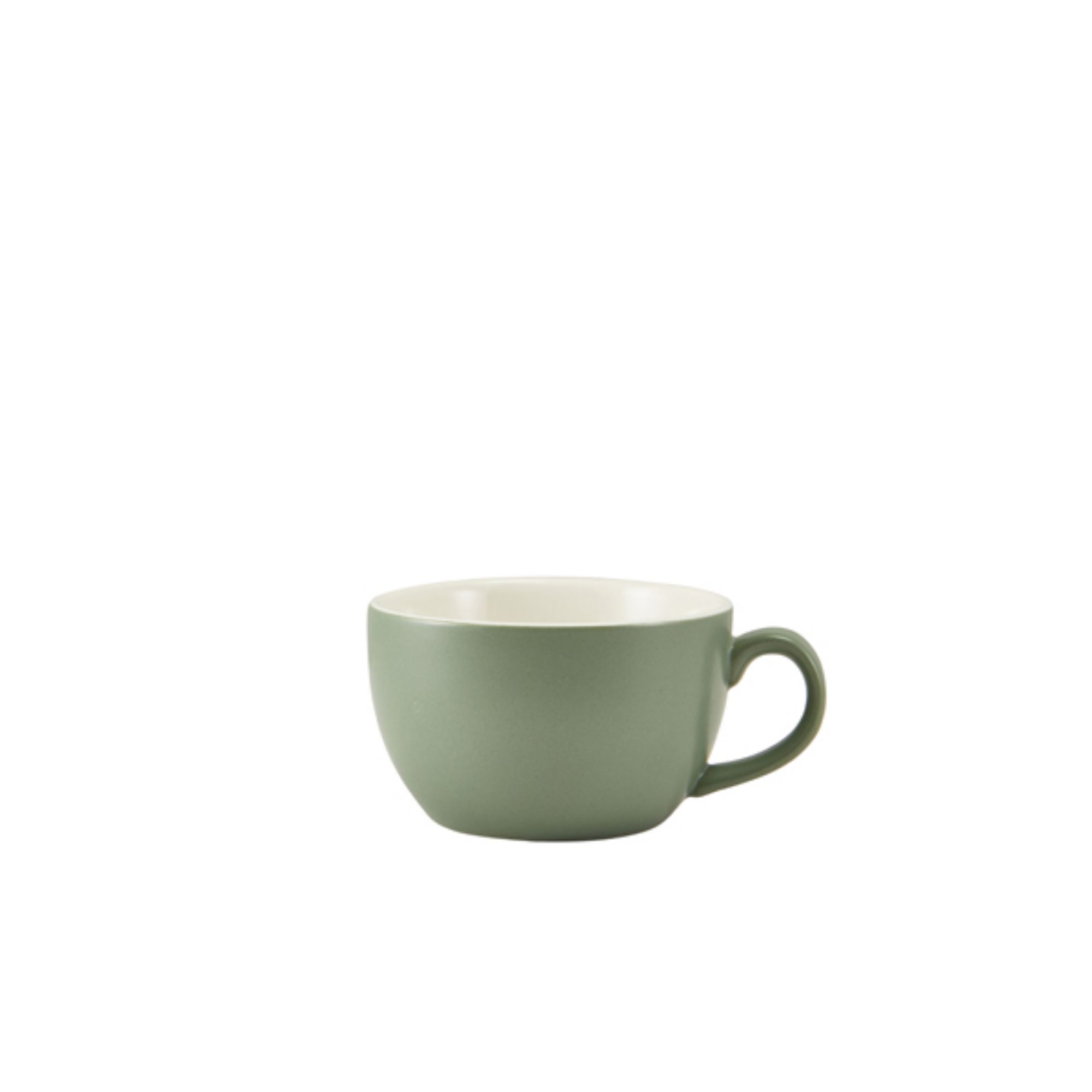 Picture of GenWare Porcelain Matt Sage Bowl Shaped Cup 17.5cl/6oz - 322118MSG