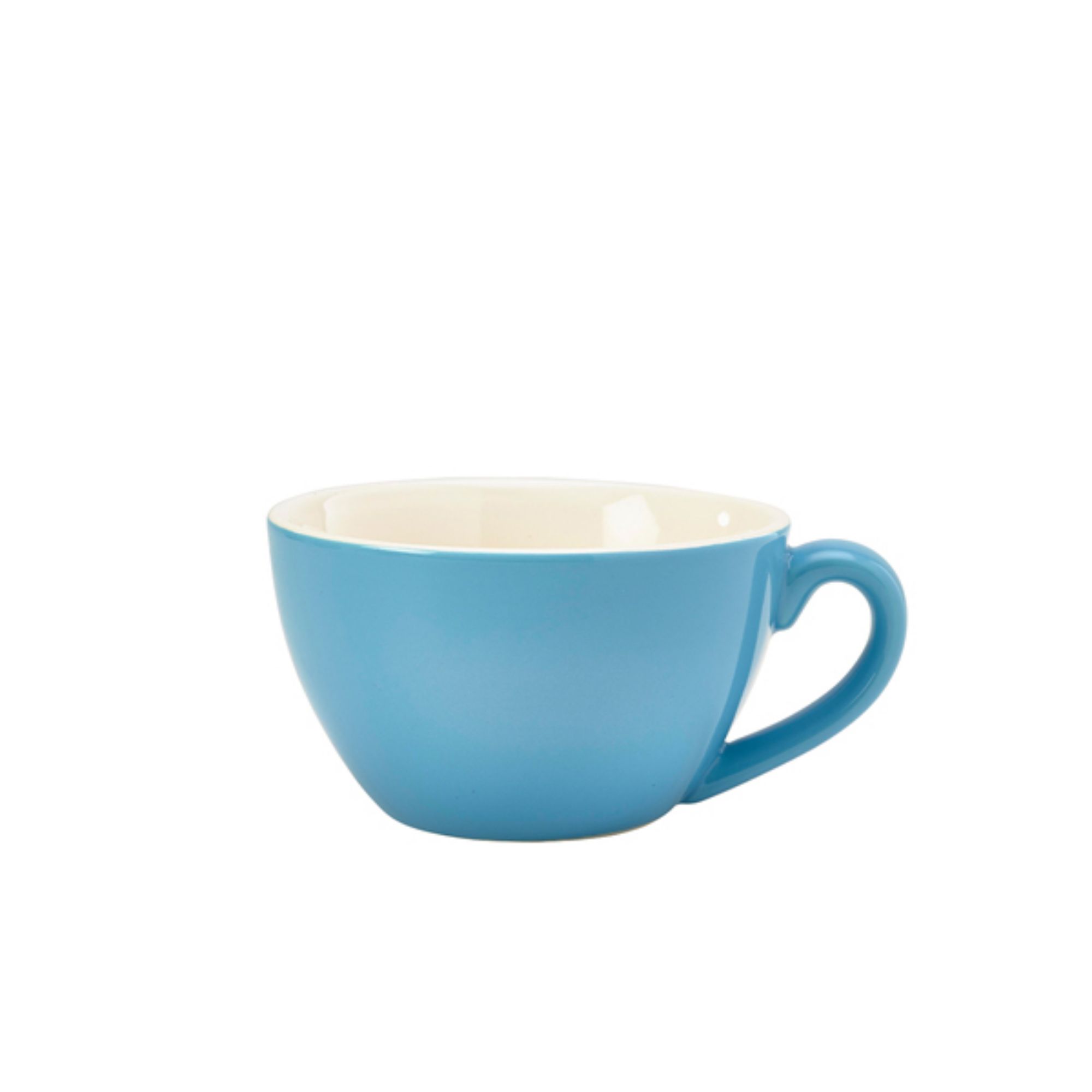 Picture of Genware Porcelain Blue Bowl Shaped Cup 34cl/12oz - 322134BL