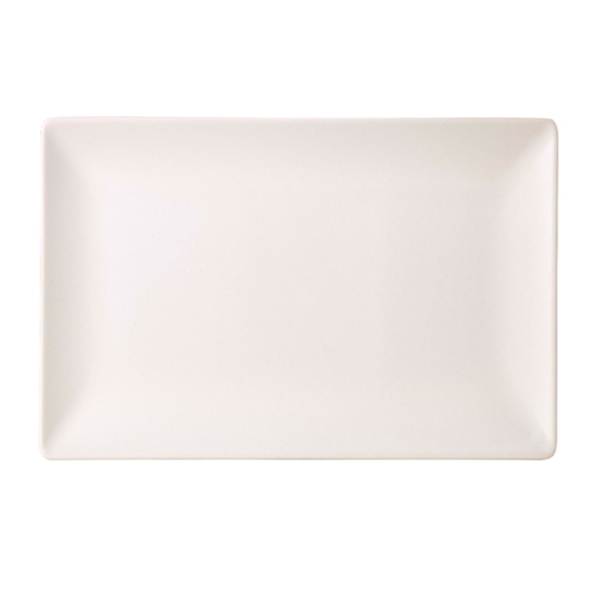Picture of Luna Stoneware White Rectangular Plate 30 x 20cm/12 x 8" - B2882