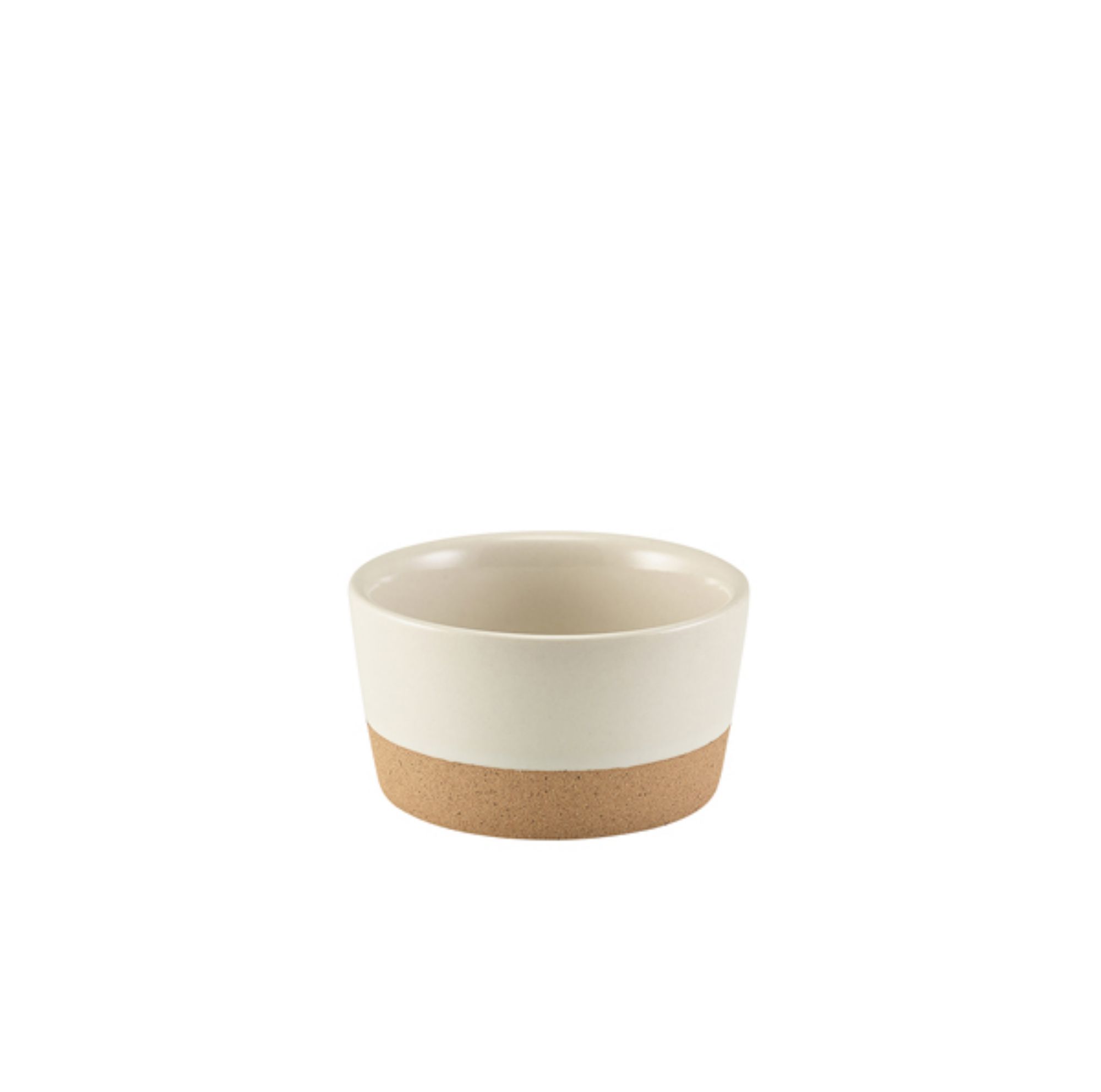 Picture of GenWare Kava White Stoneware Ramekin 7.5cl/2.5oz - RAM-KW11
